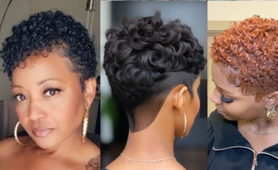 black short hair styles natural